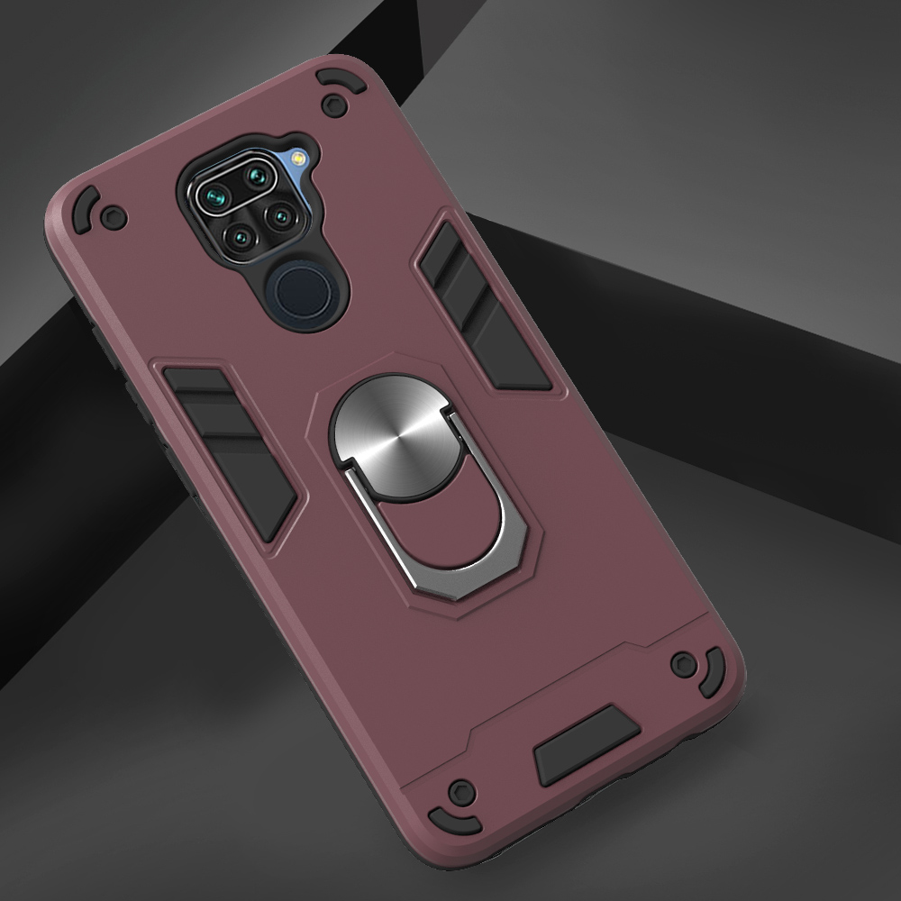 Xiaomi Mi 10 5G / Mi 10 Pro 5G Case,Armor Hard Plastic and Soft TPU with a Kickstand Bumper Cover