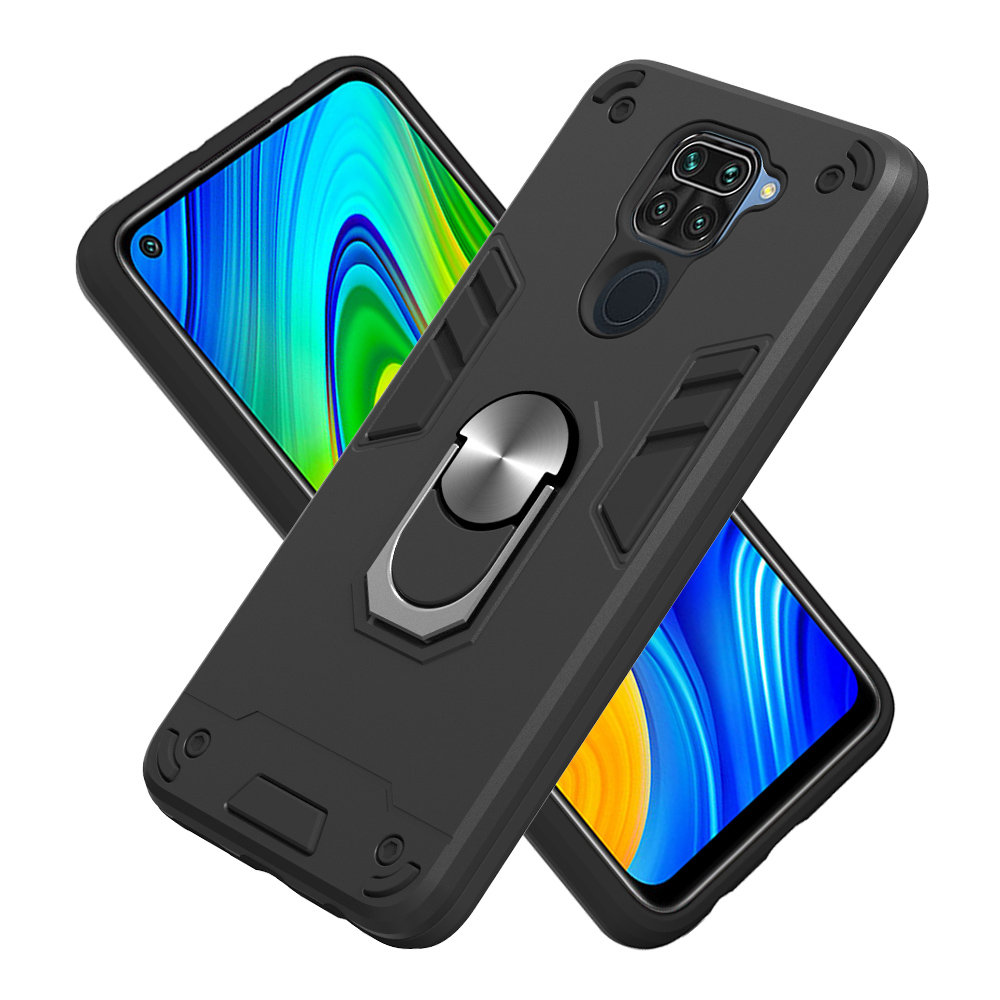 Xiaomi Mi 10 5G / Mi 10 Pro 5G Case,Armor Hard Plastic and Soft TPU with a Kickstand Bumper Cover