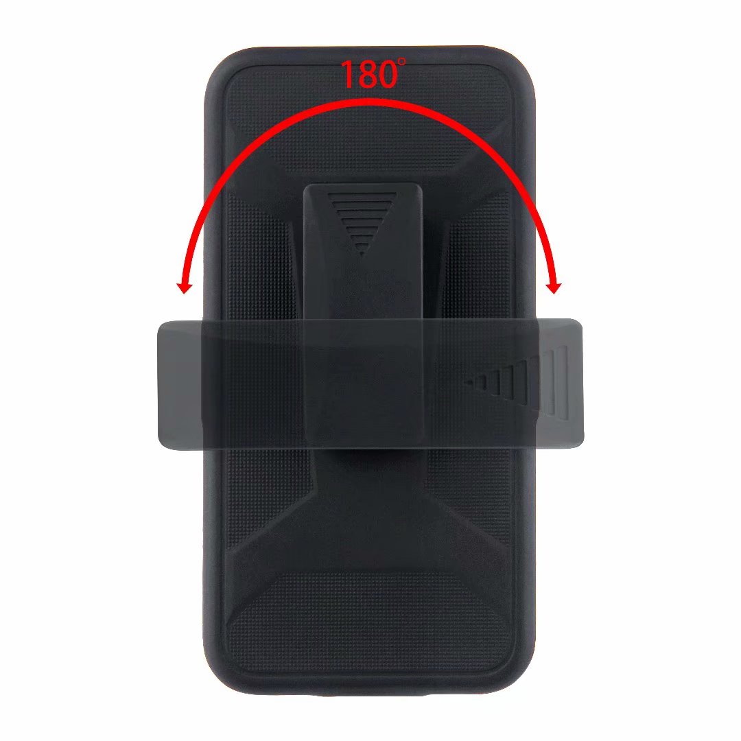 Motorola Moto G Power 2021 Case, Combo Shell Cover w/Built-in Kickstand + Swivel Belt Clip Holster