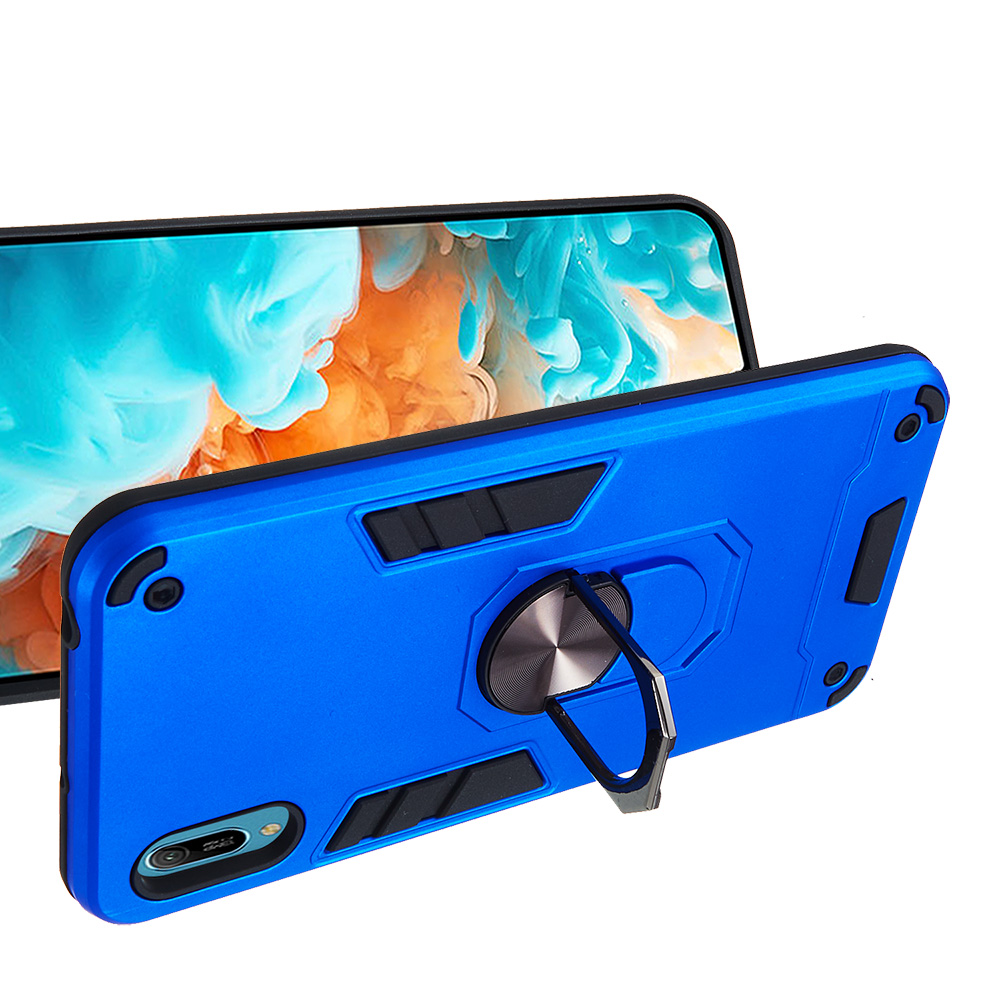 Huawei Y6 Pro 2019 (6.09 inch) Case, 2 in 1 Shockproof Hybrid Dual Layer Armor Defender Cover