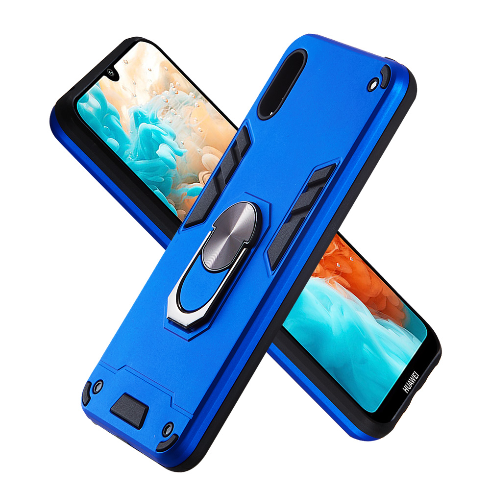 Huawei Y6 Pro 2019 (6.09 inch) Case, 2 in 1 Shockproof Hybrid Dual Layer Armor Defender Cover