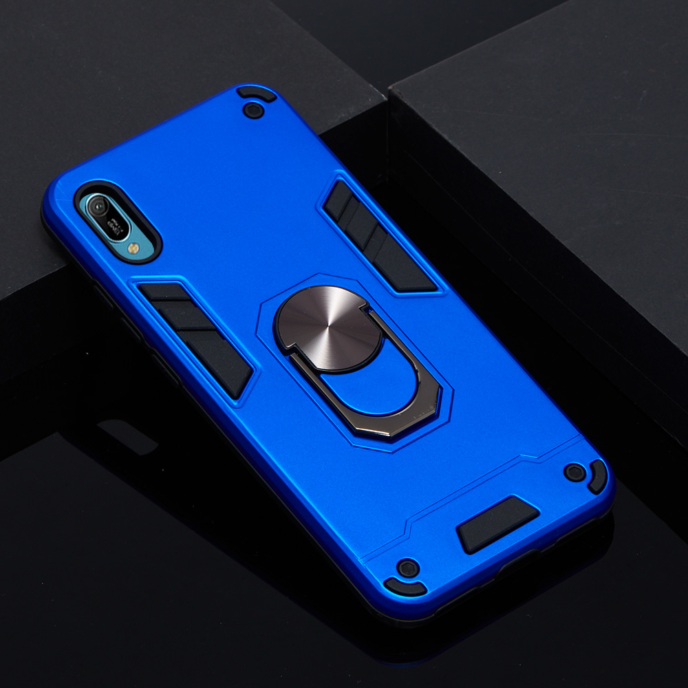 Huawei Y6 Pro 2019 (6.09 inch) Case, 2 in 1 Shockproof Hybrid Dual Layer Armor Defender Cover