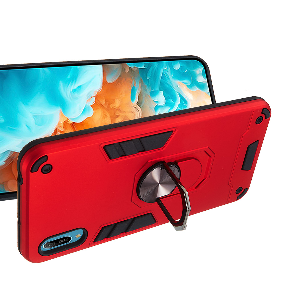 Huawei Y6 Pro 2019 (6.09 inch) Case, 2 in 1 Shockproof Hybrid Dual Layer Armor Defender Cover