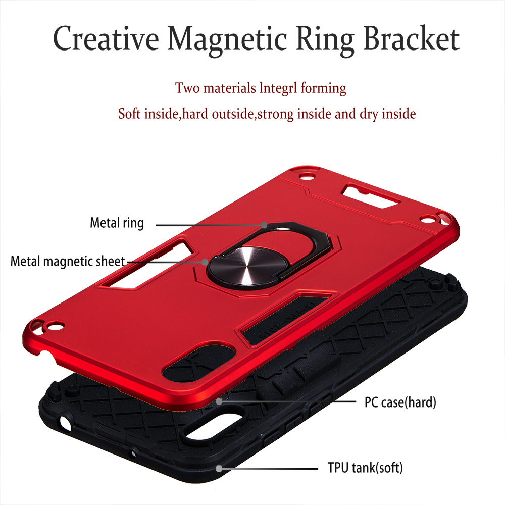 Huawei Y6 Pro 2019 (6.09 inch) Case, 2 in 1 Shockproof Hybrid Dual Layer Armor Defender Cover