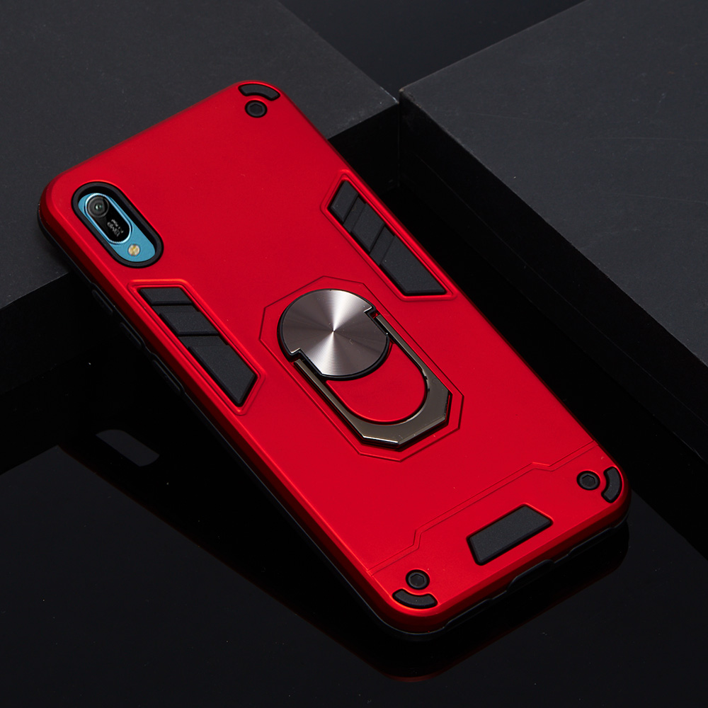 Huawei Y6 Pro 2019 (6.09 inch) Case, 2 in 1 Shockproof Hybrid Dual Layer Armor Defender Cover