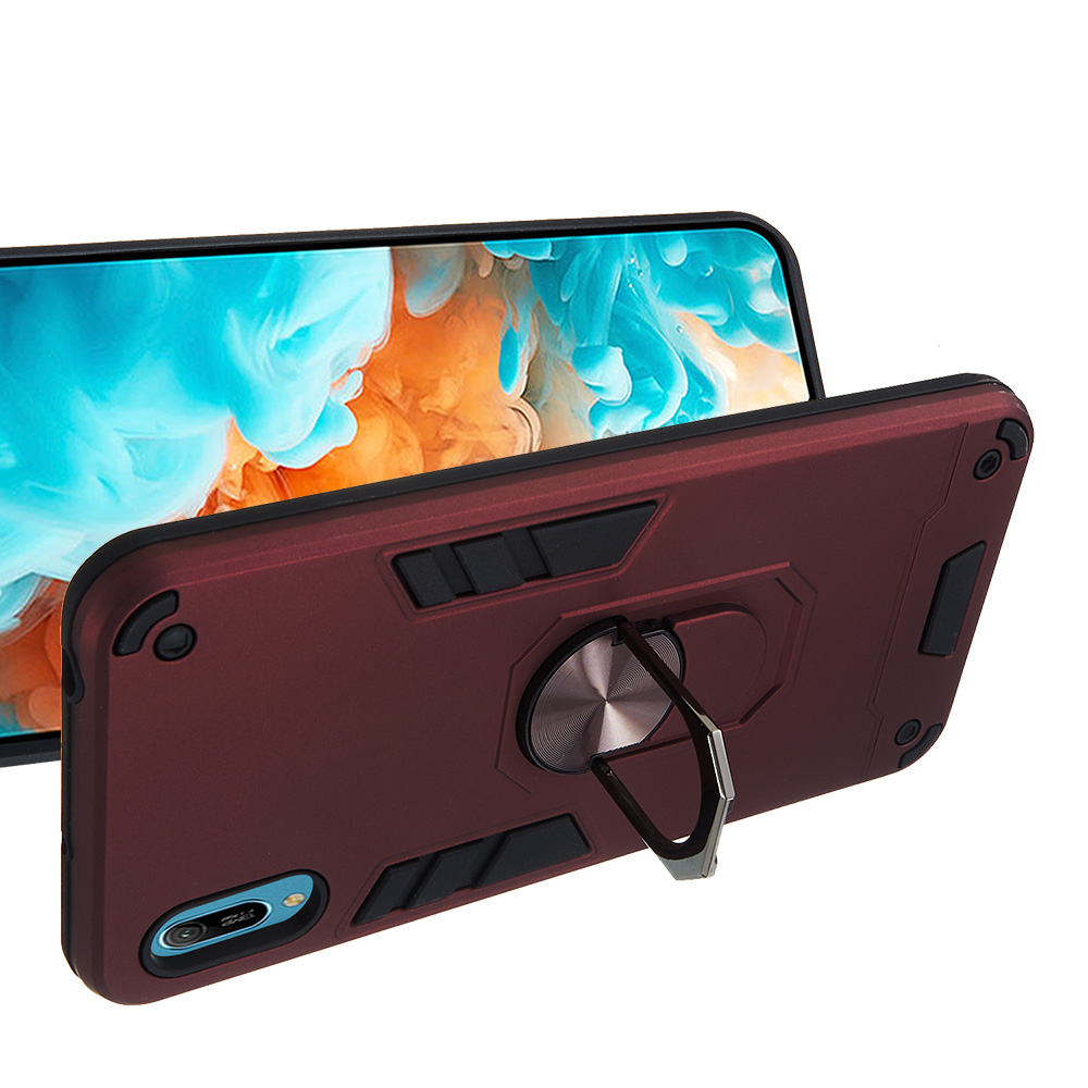 Huawei Y6 Pro 2019 (6.09 inch) Case, 2 in 1 Shockproof Hybrid Dual Layer Armor Defender Cover