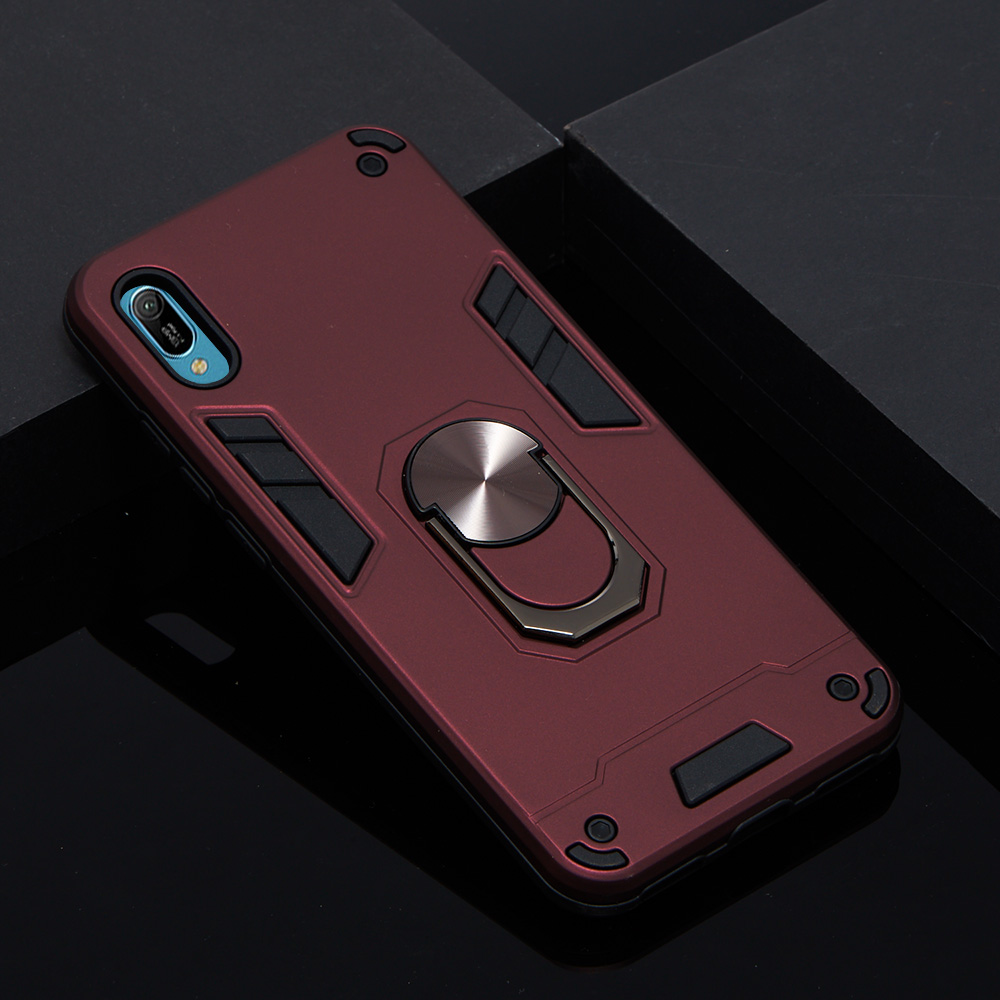 Huawei Y6 Pro 2019 (6.09 inch) Case, 2 in 1 Shockproof Hybrid Dual Layer Armor Defender Cover