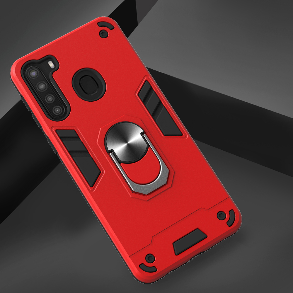 Samsung Galaxy A21 (EU version) Case, 2 IN 1 Shockproof Hybrid Dual Layer Armor Defender Phone Cover