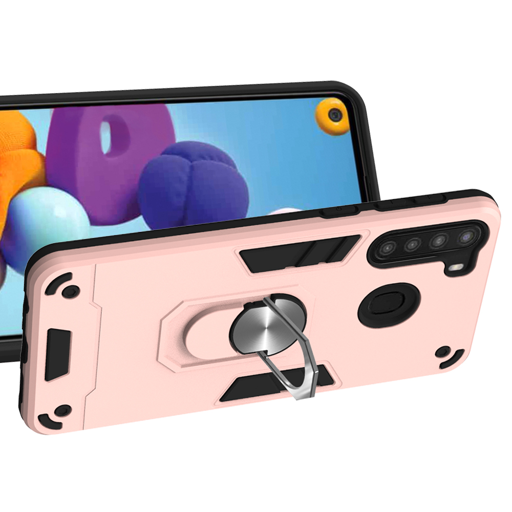 Samsung Galaxy A21 (EU version) Case, 2 IN 1 Shockproof Hybrid Dual Layer Armor Defender Phone Cover