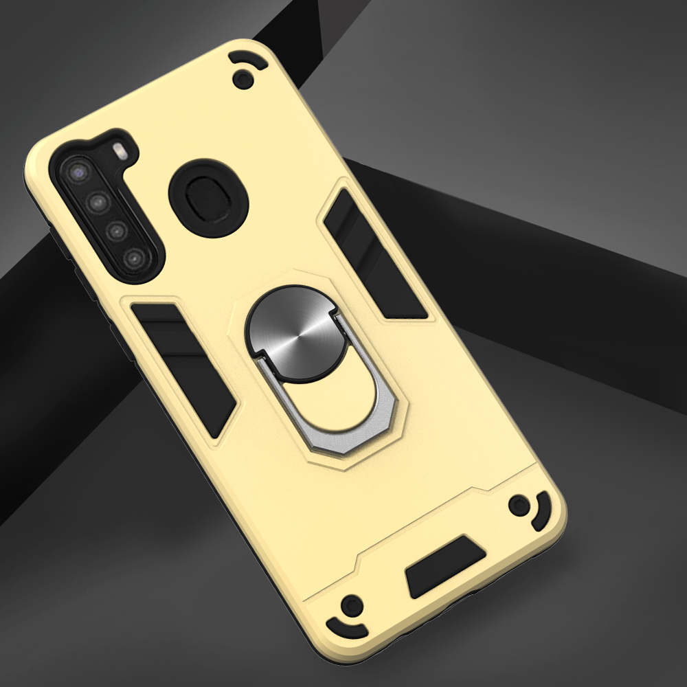 Samsung Galaxy A21 (EU version) Case, 2 IN 1 Shockproof Hybrid Dual Layer Armor Defender Phone Cover