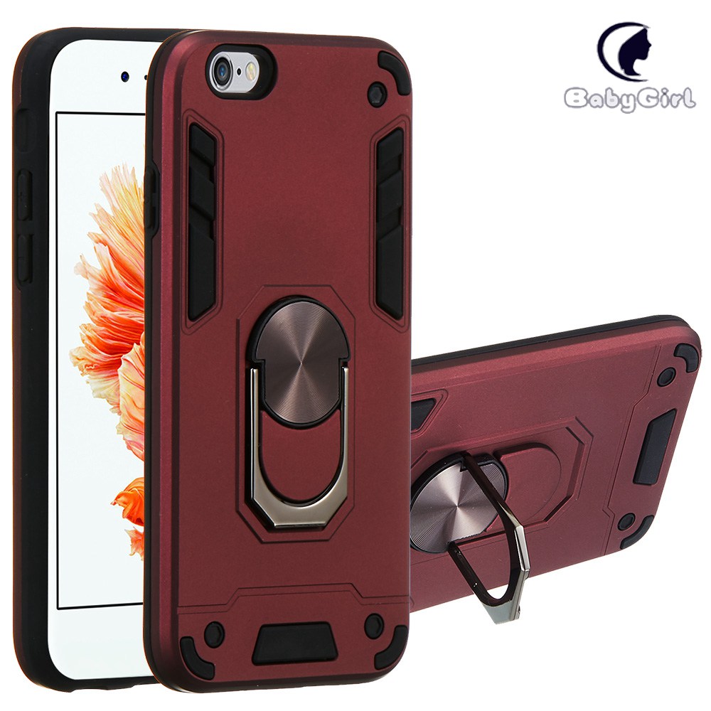 iPhone 6 Case, iPhone 6s Case, 2 IN 1 Shockproof Hybrid Dual Layer Armor Defender Phone Cover