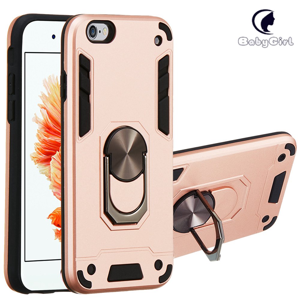 iPhone 6 Case, iPhone 6s Case, 2 IN 1 Shockproof Hybrid Dual Layer Armor Defender Phone Cover