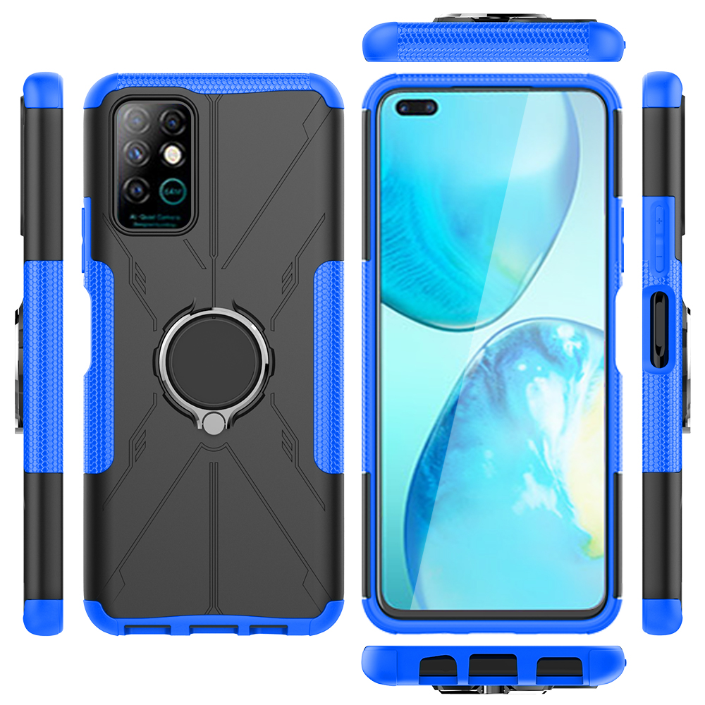 Infinix Note 8 X692 Case, Dual Layer Hybrid Armor Heavy Duty Shockproof Phone Cover Shell Skin