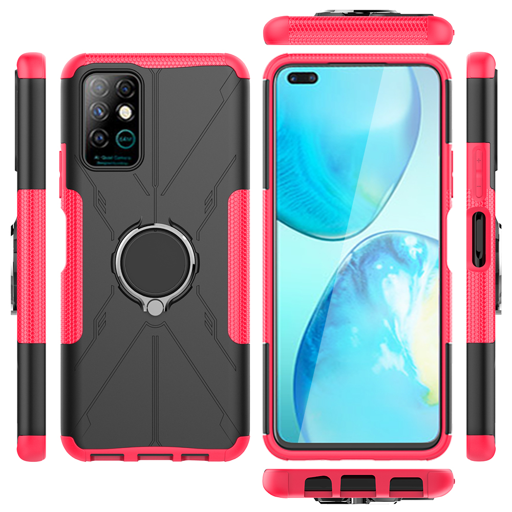 Infinix Note 8 X692 Case, Dual Layer Hybrid Armor Heavy Duty Shockproof Phone Cover Shell Skin