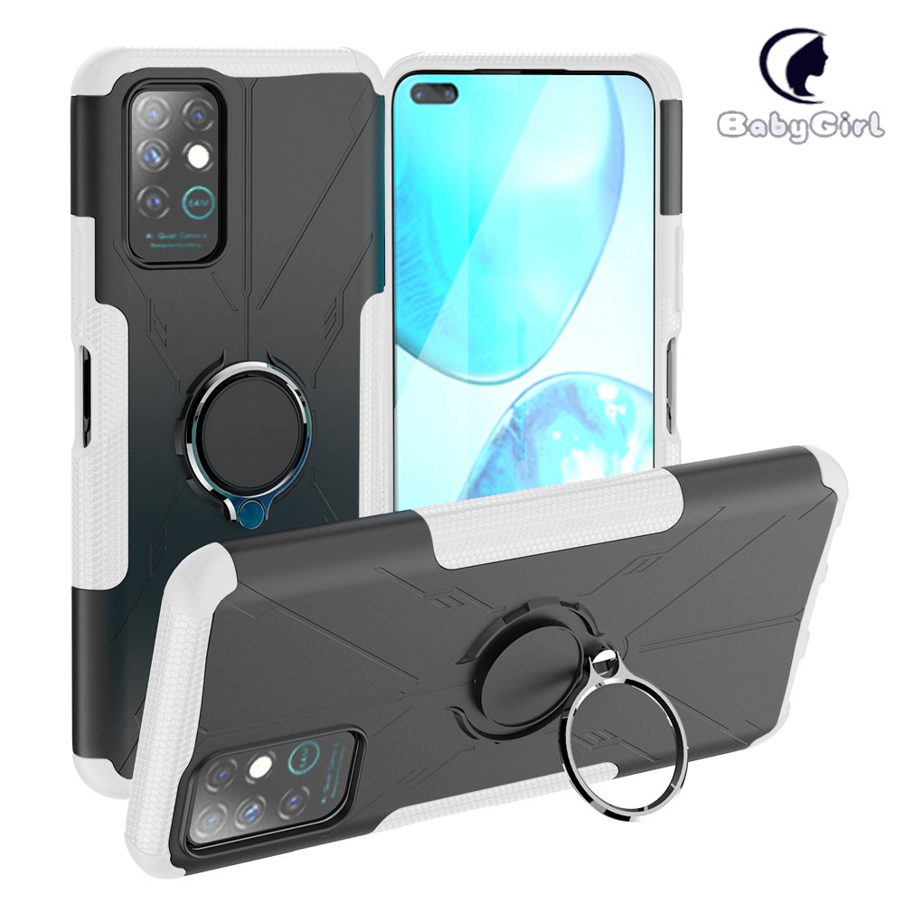 Infinix Note 8 X692 Case, Dual Layer Hybrid Armor Heavy Duty Shockproof Phone Cover Shell Skin