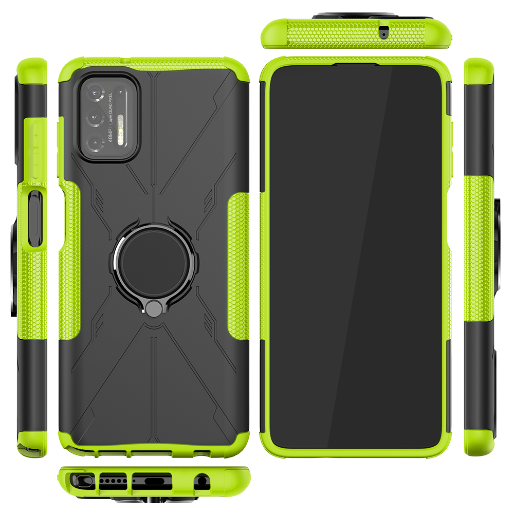 Motorola Moto G stylus 2021 Case, (TPU + PC) Dual Layer Hybrid Armor Heavy Duty Shockproof Cover