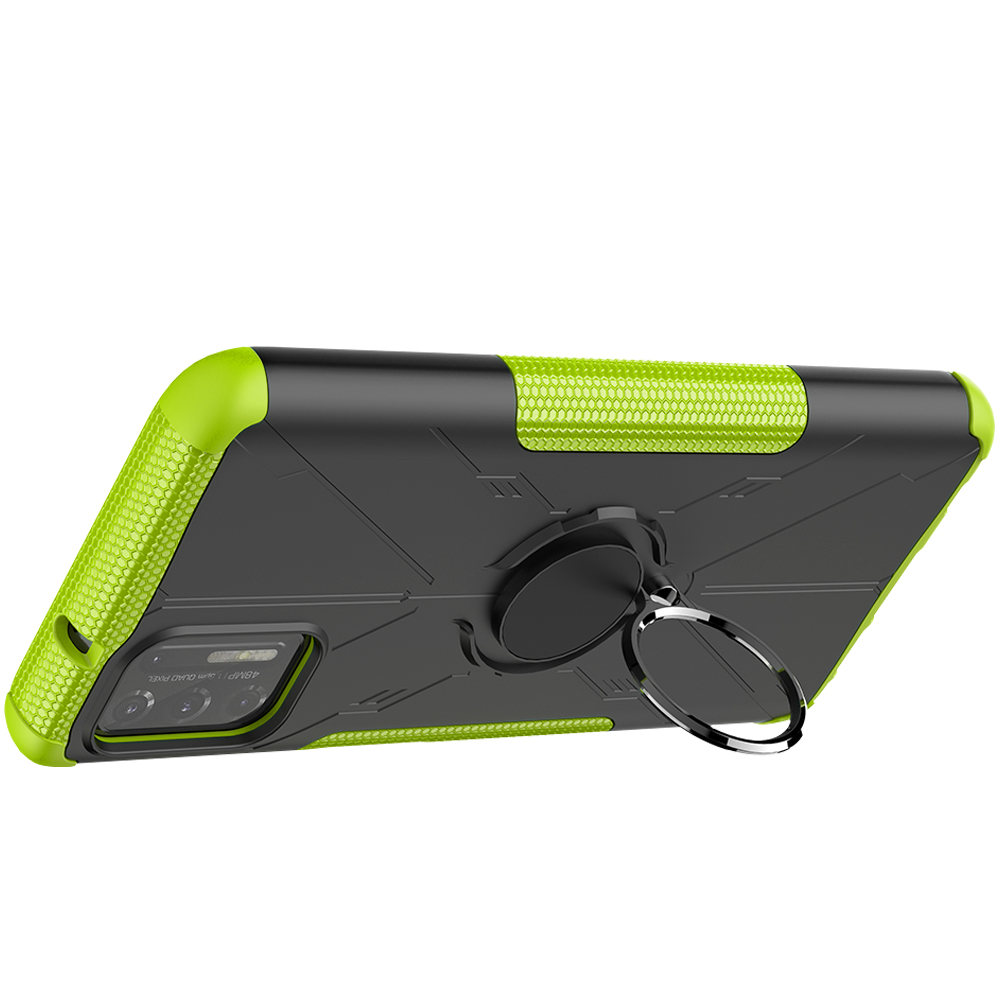 Motorola Moto G stylus 2021 Case, (TPU + PC) Dual Layer Hybrid Armor Heavy Duty Shockproof Cover