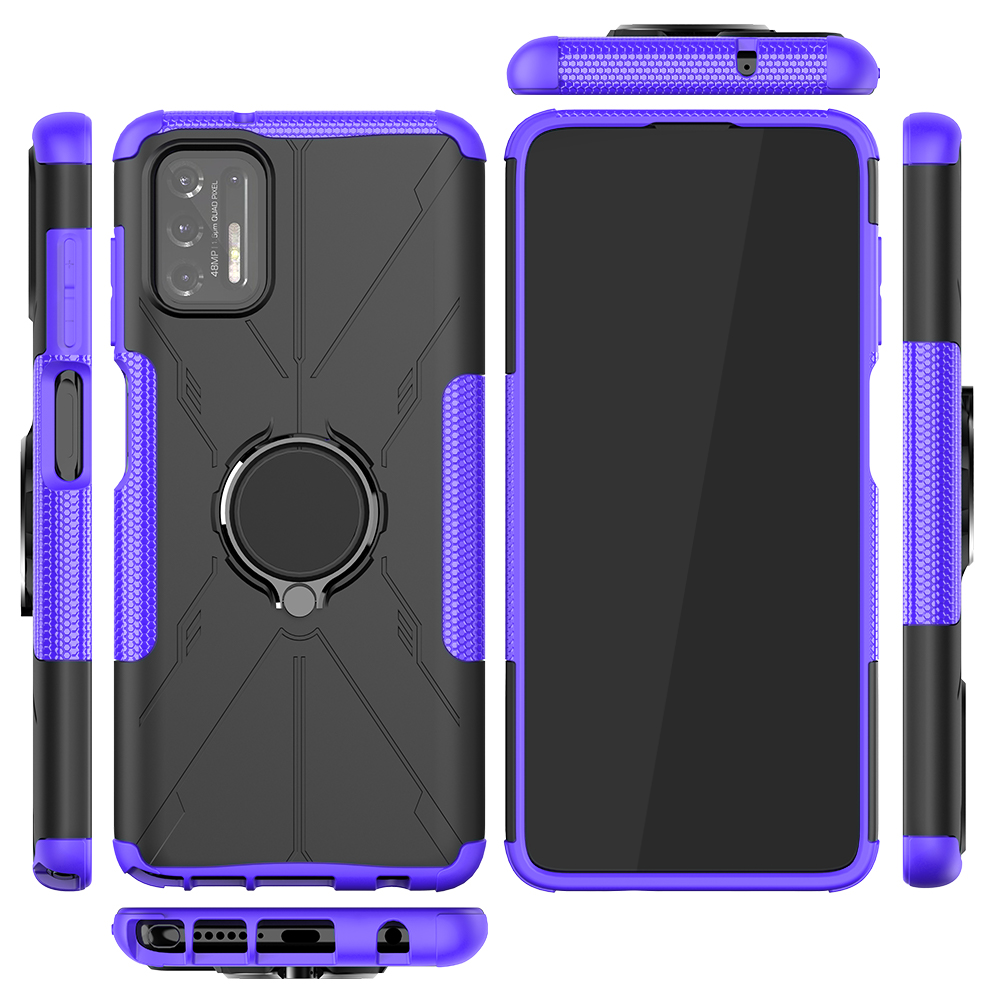 Motorola Moto G stylus 2021 Case, (TPU + PC) Dual Layer Hybrid Armor Heavy Duty Shockproof Cover