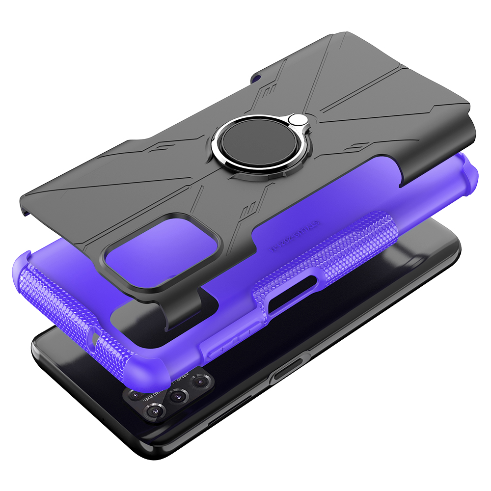 Motorola Moto G stylus 2021 Case, (TPU + PC) Dual Layer Hybrid Armor Heavy Duty Shockproof Cover