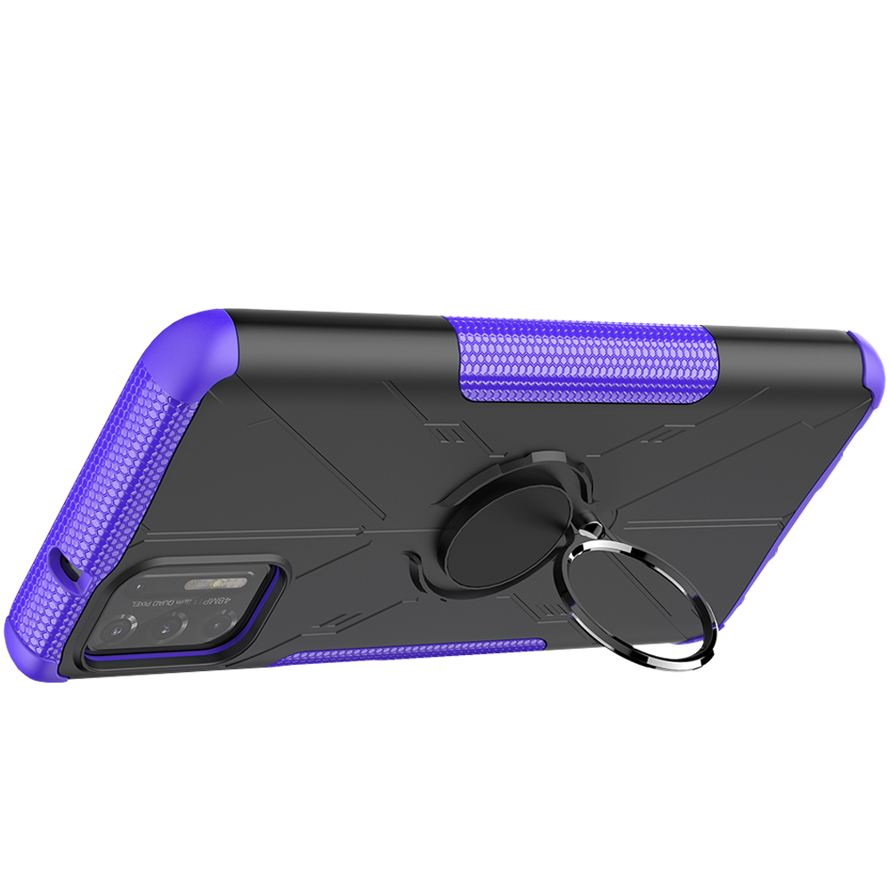 Motorola Moto G stylus 2021 Case, (TPU + PC) Dual Layer Hybrid Armor Heavy Duty Shockproof Cover