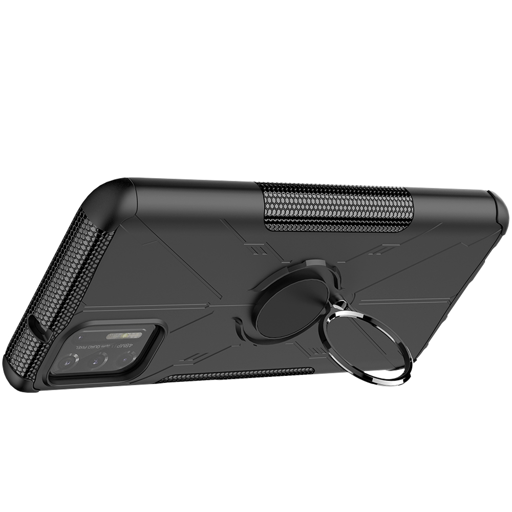 Motorola Moto G stylus 2021 Case, (TPU + PC) Dual Layer Hybrid Armor Heavy Duty Shockproof Cover