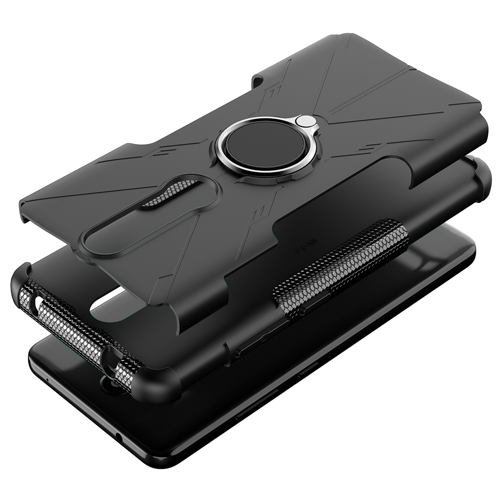 Nokia 2.4 Case, (TPU + PC) Dual Layer Hybrid Armor Heavy Duty Shockproof Phone Cover Shell