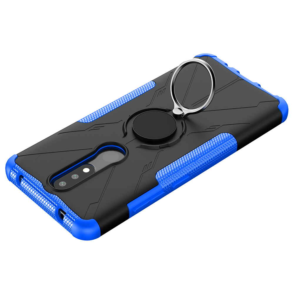 Nokia 2.4 Case, (TPU + PC) Dual Layer Hybrid Armor Heavy Duty Shockproof Phone Cover Shell