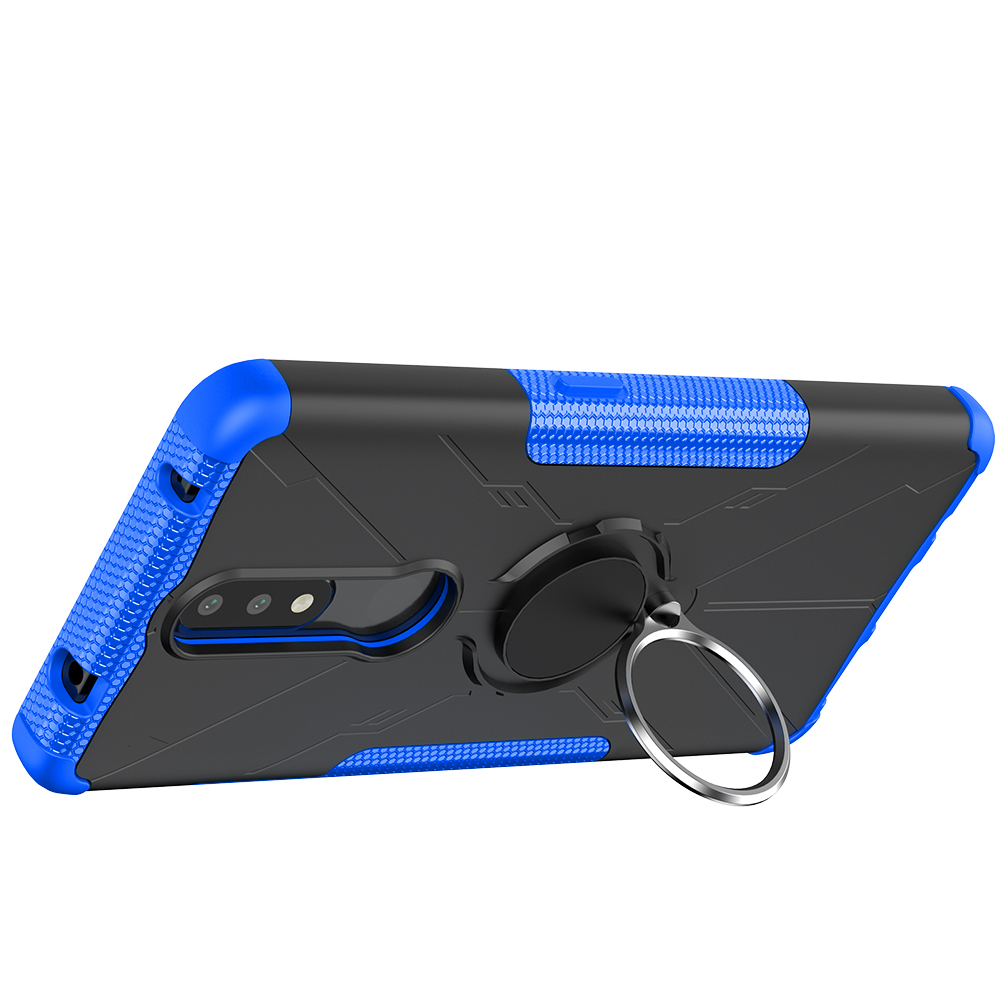 Nokia 2.4 Case, (TPU + PC) Dual Layer Hybrid Armor Heavy Duty Shockproof Phone Cover Shell