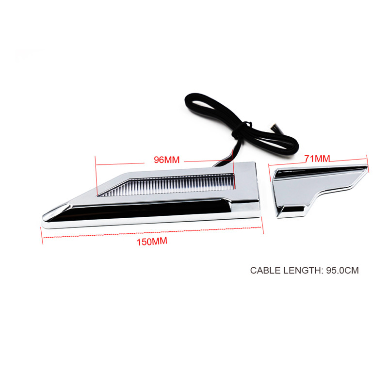 Universal 3 In 1 Car Fender Lamp Waterproof Auto Side Running Turn Signals Parking Light