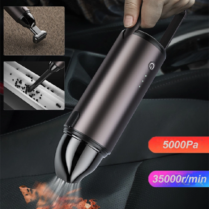 Car Vacuum Cleaner Portable Wireless Rechargeable Strong Suction Auto Vacuum Cleaner for Car Home