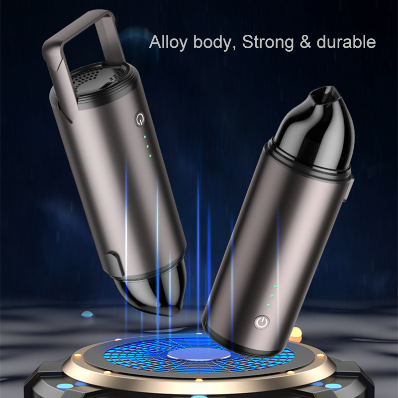 Car Vacuum Cleaner Portable Wireless Rechargeable Strong Suction Auto Vacuum Cleaner for Car Home