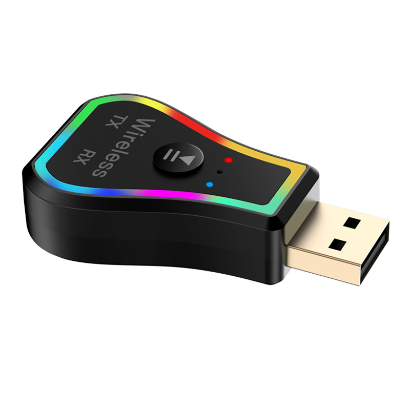 2-In-1 Bluetooth 5.0 Adapter Wireless 3.5mm AUX USB Bluetooth Receiver and Transmitter