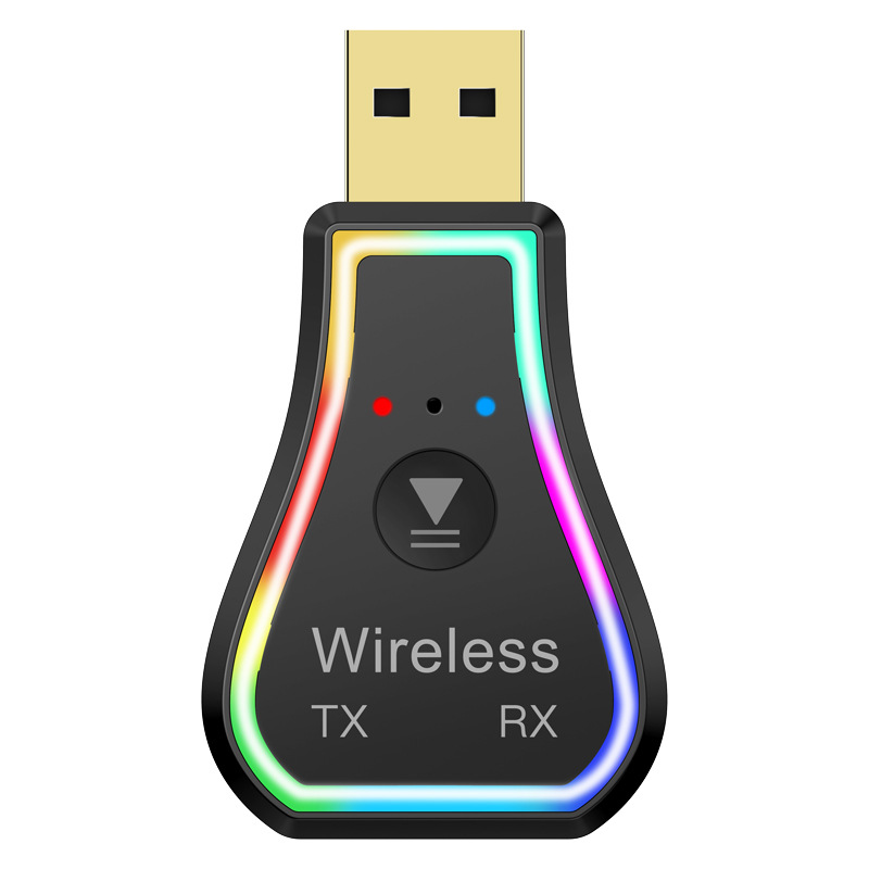 2-In-1 Bluetooth 5.0 Adapter Wireless 3.5mm AUX USB Bluetooth Receiver and Transmitter