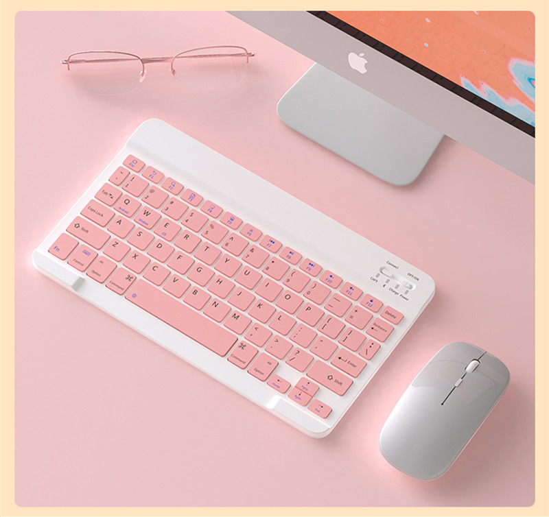 Ultra Thin Wireless Bluetooth Rechargable USB Keyboard