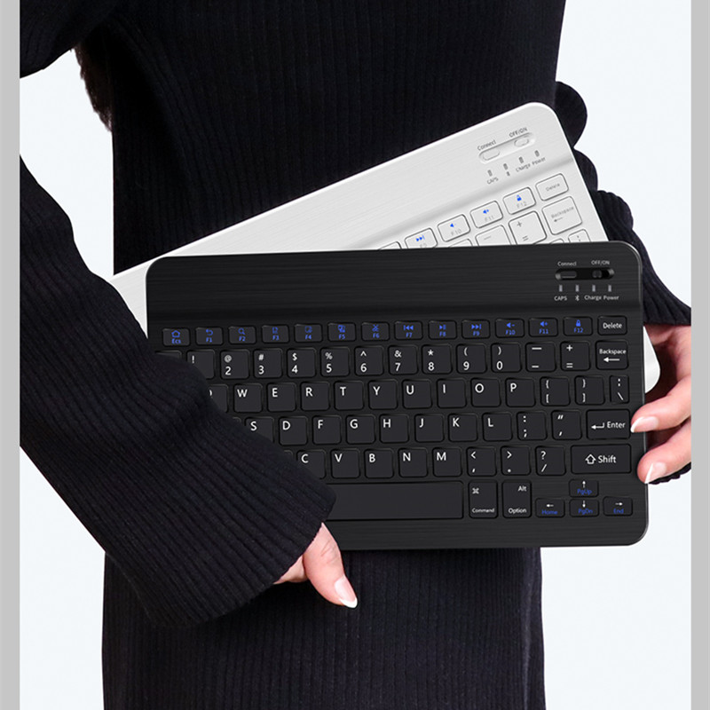 Ultra Thin Wireless Bluetooth Rechargable USB Keyboard