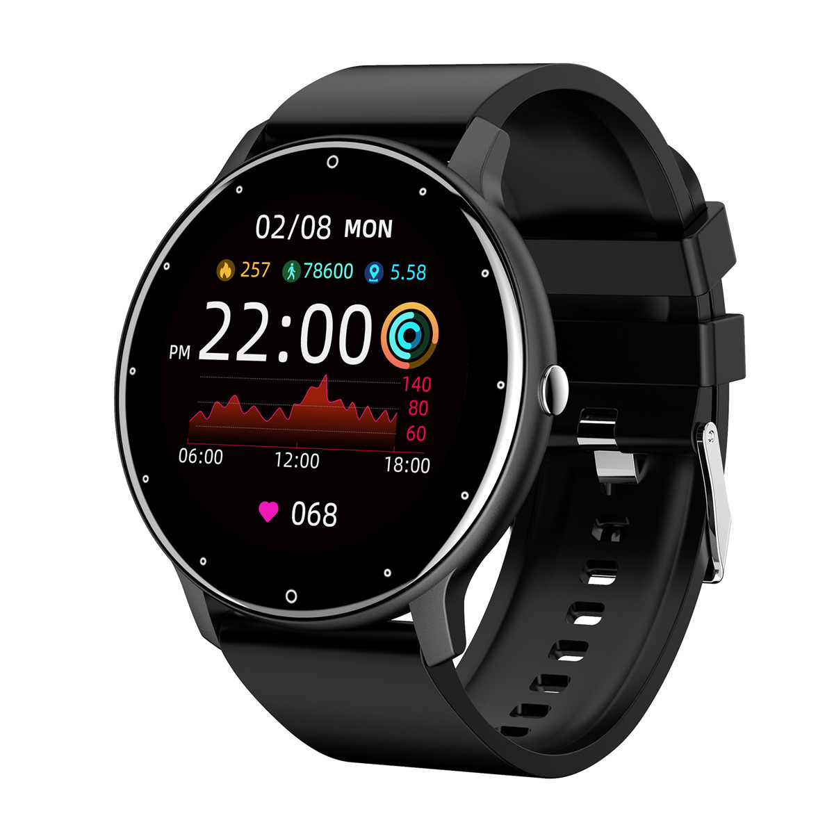 Color Screen Heart Rate Smart Watch Sport Waterproof Bluetooth Watch Activity Tracker Smartwatch