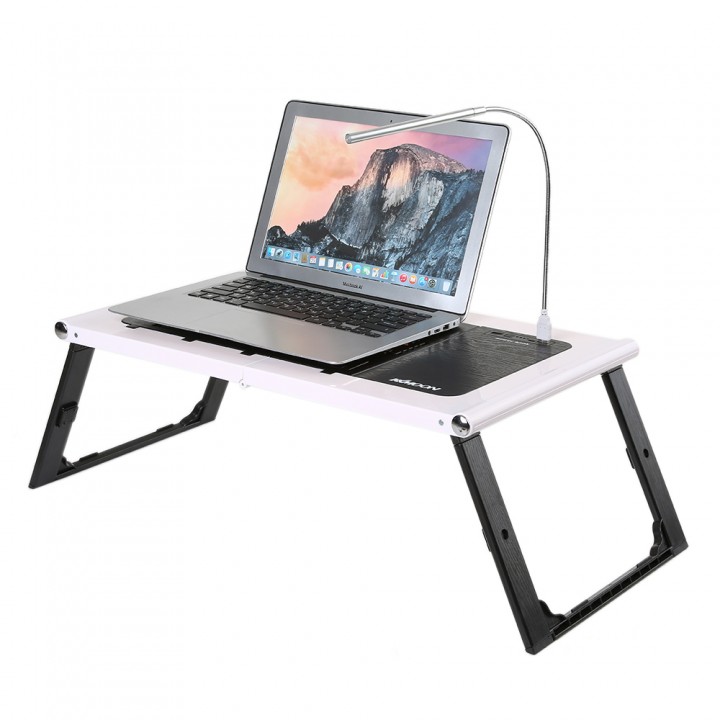 Kilimall Portable Ergonomic Foldable Laptop Desk Black White One Portable Ergonomic Foldable Laptop Desk Black White One Size