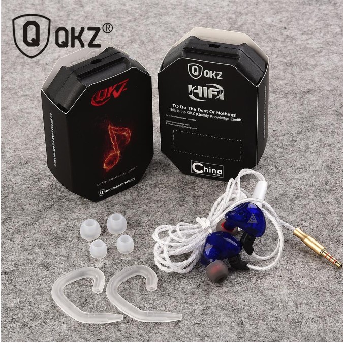 QKZ Brand Sports Earphones Running Earbuds Super Bass Music Stereo Earbuds With HD Mic High Quality Wired Earphones