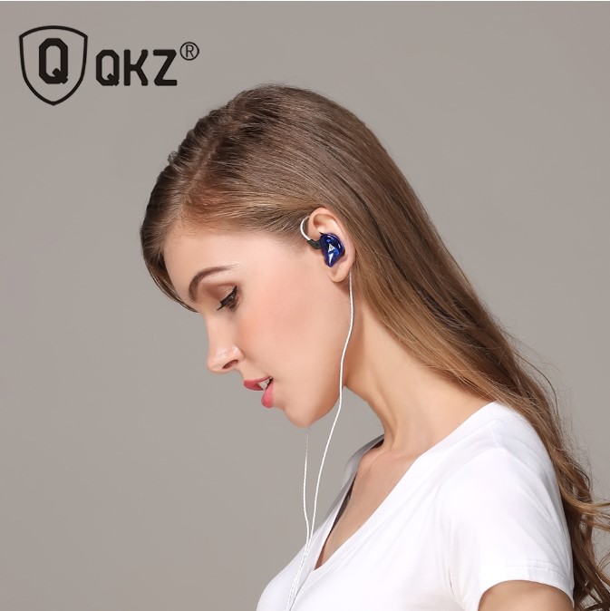 QKZ Brand Sports Earphones Running Earbuds Super Bass Music Stereo Earbuds With HD Mic High Quality Wired Earphones