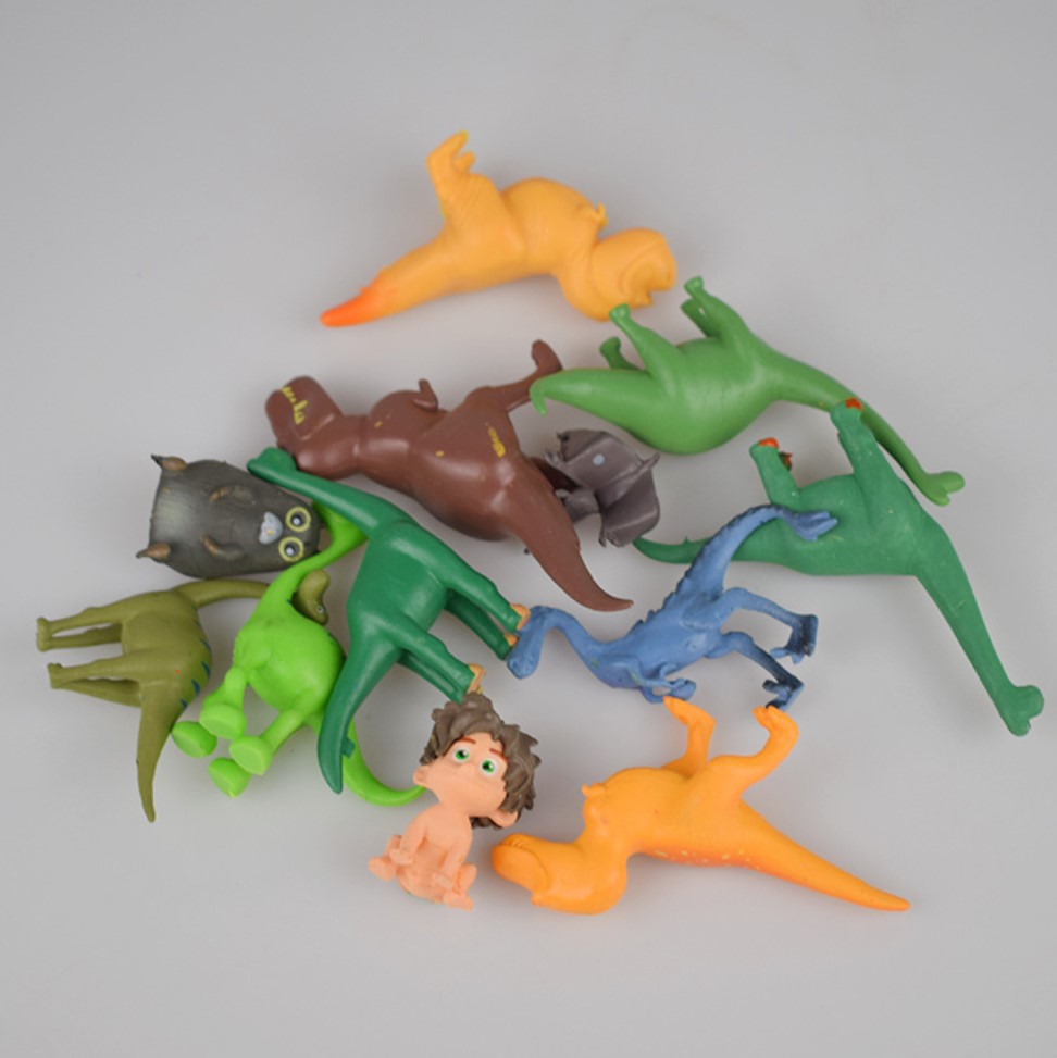 12pcs/set Dinosaur Dolls Toys PVC Figure Arlo Spot Henry Butch Mini Model Baby/Kids Toys