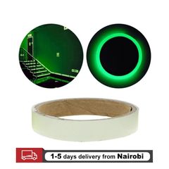20mm*3M Home Fluorescent Tape Luminous Night Lighting  Self-adhesive Glow Tape Security Stage Decorative Tape Warning Stickers Green Ligh
