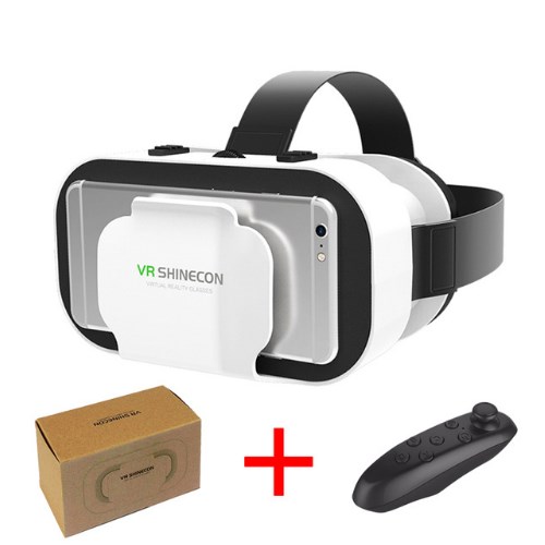Mobile VR Glasses 3D Virtual Reality Game Console For Phone Wtih Bluetooth Controller Joystick