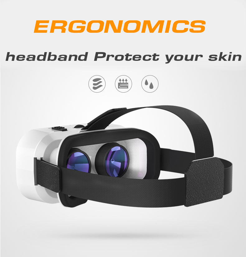 Mobile VR Glasses 3D Virtual Reality Game Console For Phone Wtih Bluetooth Controller Joystick