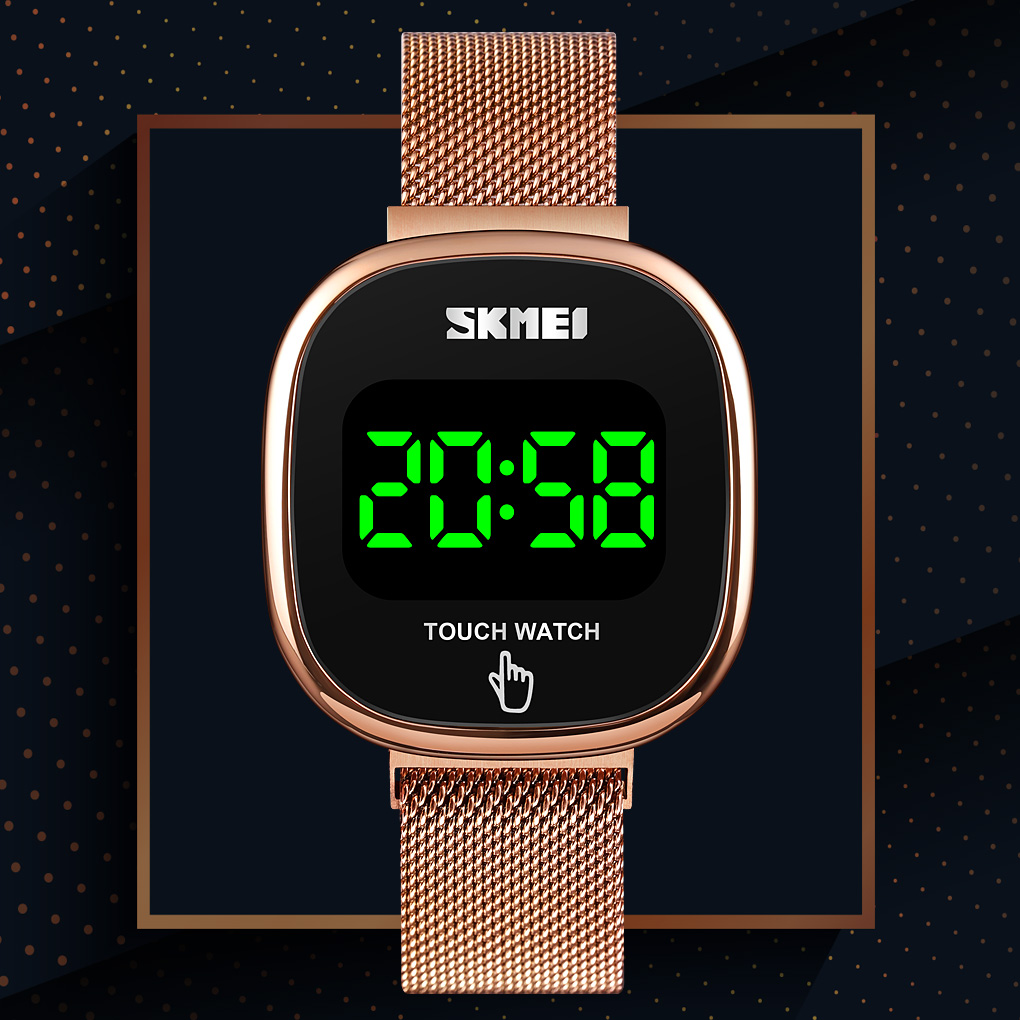 SKMEI LED Sports Watches For Men Women Waterproof Digital Watches Squart Dial Quartz Watches Business Watches