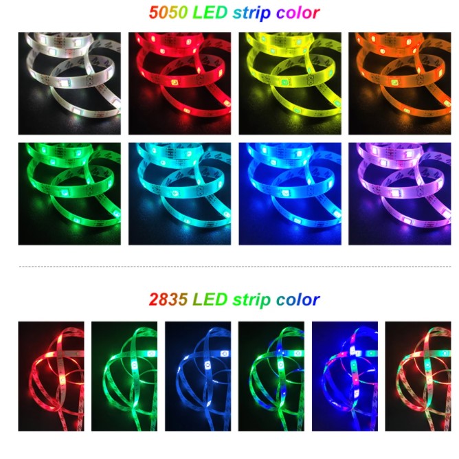 5M/10M LED Light Strip Light USB LED RGB Lights Flexible LED Lamp Tape Ribbon Tape Diode DC With IR Remote Controller