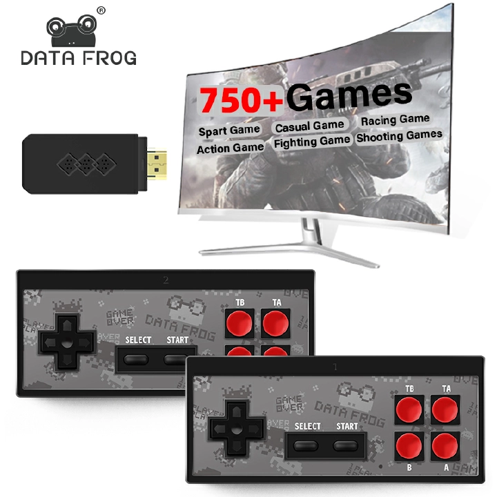 Video Game Consoles 4K 8 Bit Mini Game Player Build in 1700+ NES Retro Gamepad Wireless Prefix Support Save Games