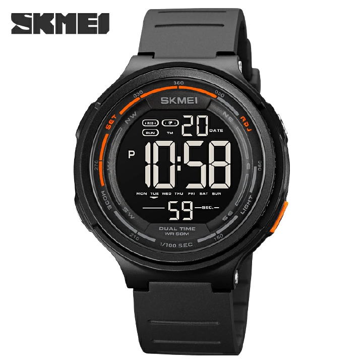 SKMEI Men Watches LED Light Digital Mens Sport Watches Quartz Watches Business Watches Count Down Waterproof Wristwatch