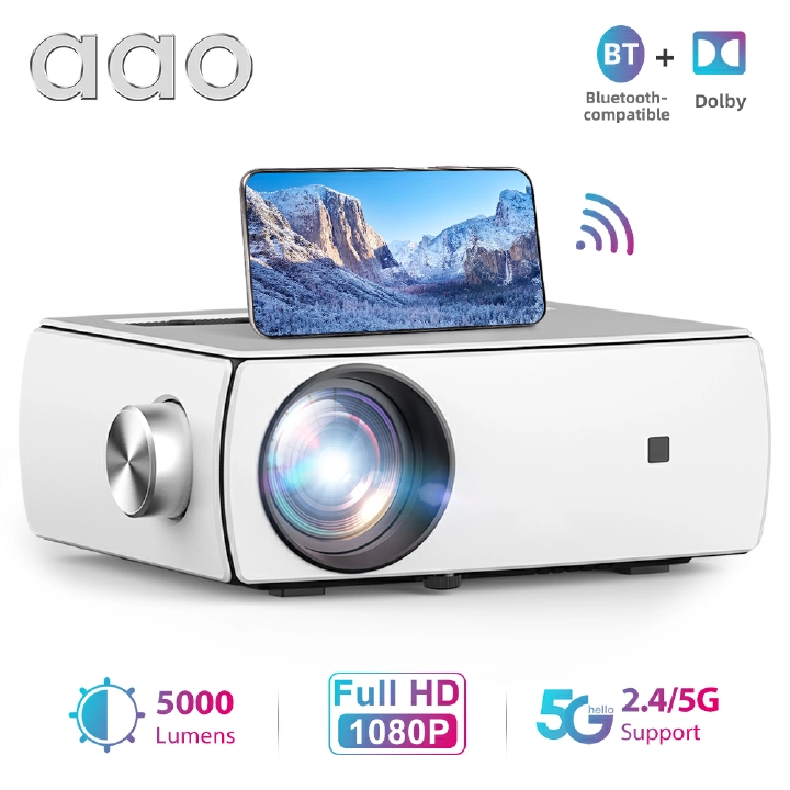 Full HD Projector WiFi Android Smart Portable Mini Projector 1920 X 1080P Phone LED Video Home Cinema 3D Beamer