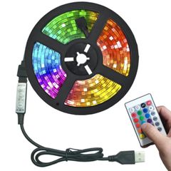5M/10M LED Light Strip Light USB LED RGB Lights Flexible LED Lamp Tape Ribbon Tape Diode DC With IR Remote Controller RGB 2835 5M Waterproof 12V