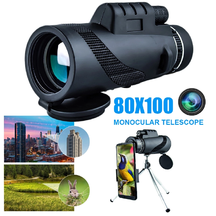 Monoculars Long Range 1000m Telescopes For Smartphone 40X60 Military Spyglass Zoom HD Optics Scope With Tripod